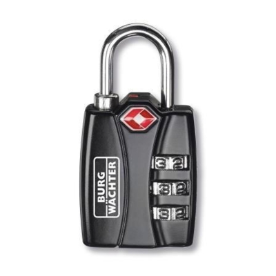 Burg hængelås m. kode TSA 78 30 SB