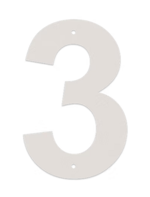 Juliana tal nr.3 18 cm. galvaniseret