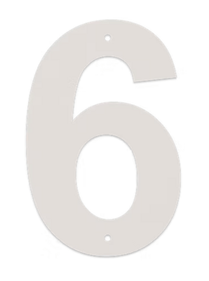 Juliana tal nr.6 10 cm. galvaniseret