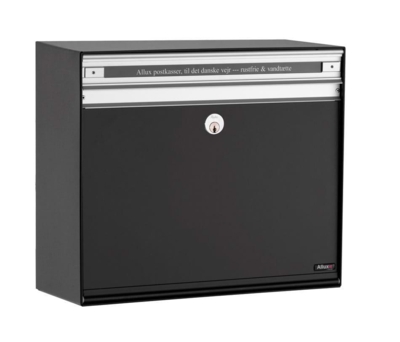 Allux SC200 - uden lås Sort RAL 9011S Stållåge