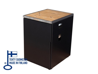 Muurikka udekøkken skab 50 cm metallåge