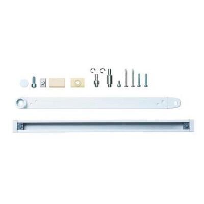 Dorma ED 100/250 glideskinne sæt, hvid (NY MODEL)