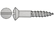 Linsehoved Træ Skrue 2,5x12 Rustfri A2