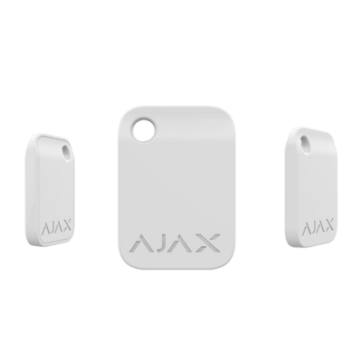 Mifare DESFire brik i hvid til Ajax Keypad Plus