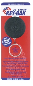 Keybak(USA) 5B sort m/kæde