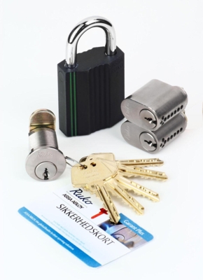 GUARANTEE PLUS SAM-PAK MAIN DOOR CYLINDER (SINGLE) MAILBOX AND PADLOCK