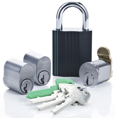 SERIE 1200 SAM-PAK HOVEDDØRSCYLINDRE (ENKELT) POSTKASSELÅS OG HÆNGELÅS