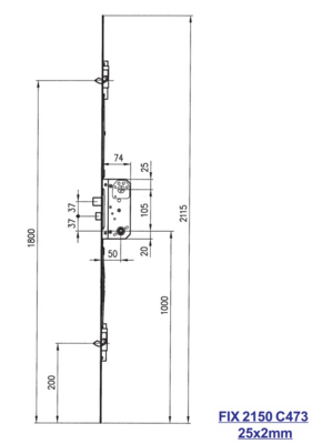 Fix Stanglås 2150 C473