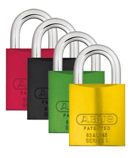 ABUS 83AL / 45S 6 -stifts hänglås (som Ruko 2641/2640) UTAN CYLINDER